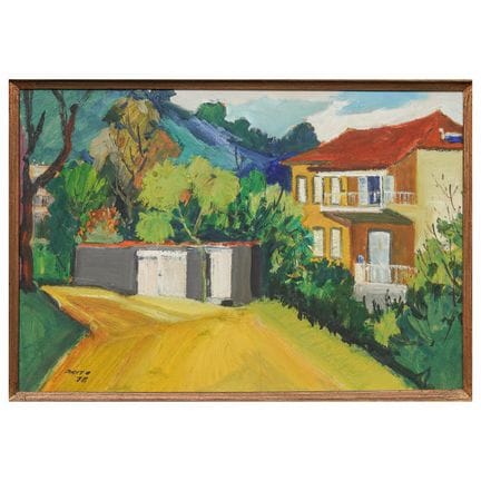 Orlando Brito (brasiliano, 1920-1981) Paesaggio co