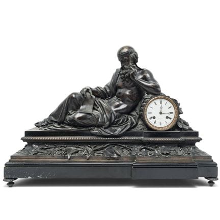 F.L. Hausburg à Paris – Aristoteles-Figur-Kaminuhr