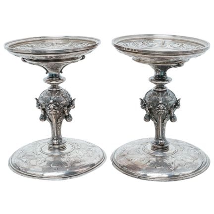 Ein Paar antiker Silber-Tazzas von Elkington &amp;
