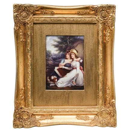 Nach John Hoppner – Porzellanplakette, 19. Jahrhun
