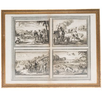 Abbe Provost "Histoire Générale des Voyages" Engra