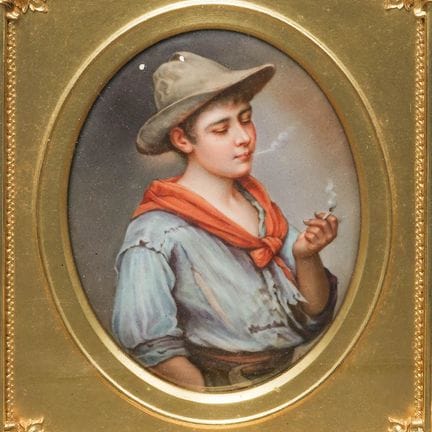 Eugene Von Blaas (Italian, 1843-1932) "Piccolo" Po