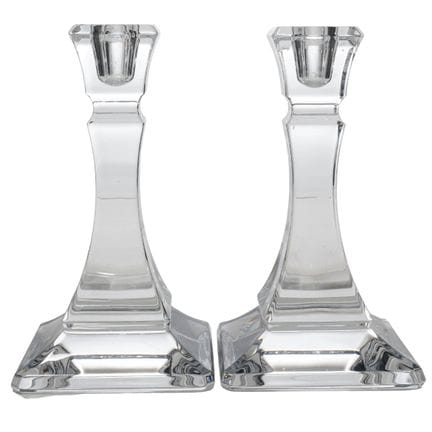 Tiffany &amp; Co. Kristall-Kerzenständer, quadrati