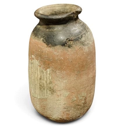 Antike mediterrane Terrakotta-Vase, Anfang des 20.