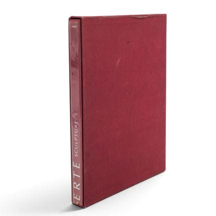 Primera edición firmada del libro «Sculpture» de E