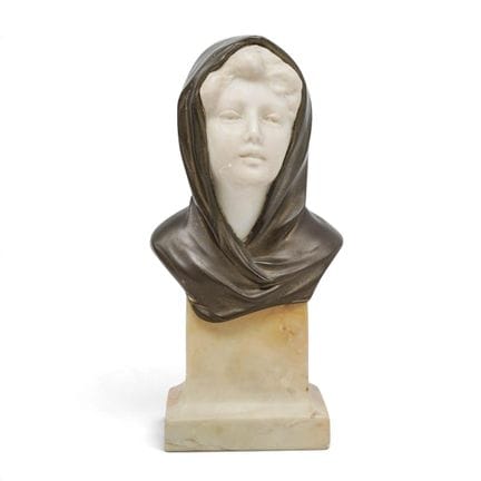 Jugendstil-Skulptur „Madame Henry“ von Schumacher 