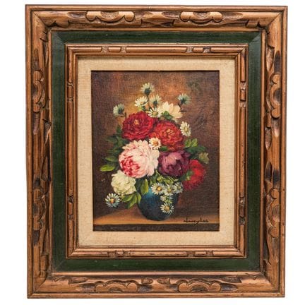 Nancy Lee (British, 20th Cent.) Floral Bouquet Sti