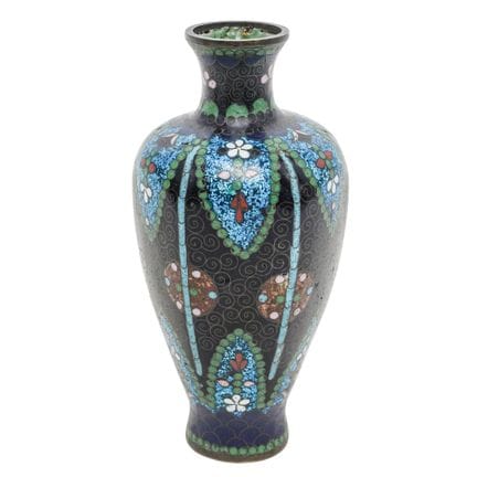 Antique Japanese Cloisonne Vase Early 20th Century