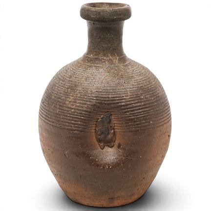 Antique Japanese Edo Period Bizen Ware Ningyo Tokk