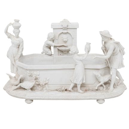 Antique Karl Ens Bisque Porcelain Figural Centerpi