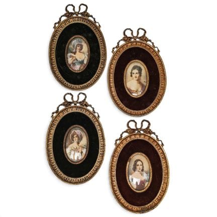 （4件）Cameo Framed Creations 版画，约1940年代至1960年代，美国 艺术
