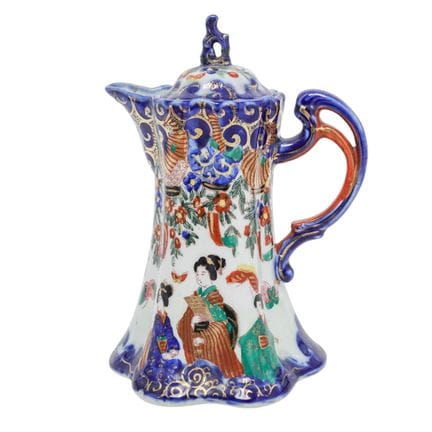 Vintage Japanese Hand Painted Porcelain Chocolate 