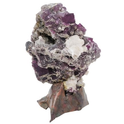 Raw Purple Fluorite Specimen 20th Century Artist/D