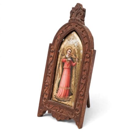 Antique Italian After Fra Angelico "Musician Angel