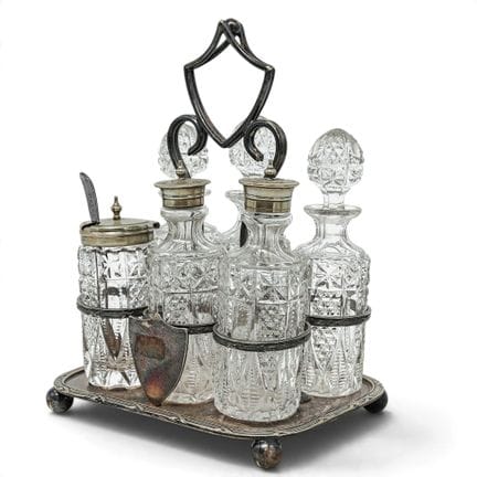 English Benetfink & William Page Silver-Plated Cut