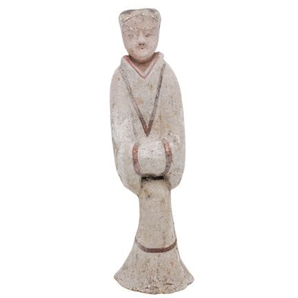 Chinese Han Dynasty Style Painted Pottery Female A