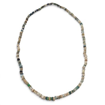 Ancient Glass Nila Bead Necklace Ancient Middle Ea