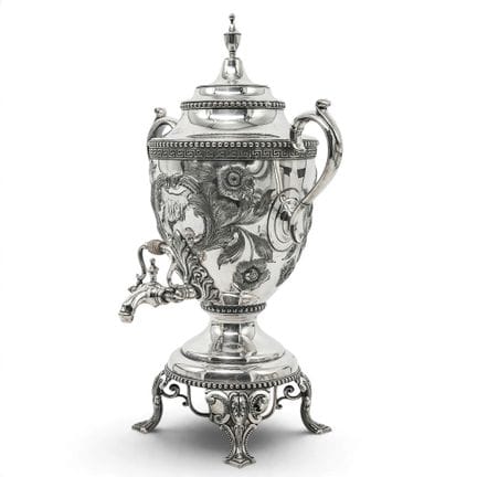 Antique Reed & Barton Silver-Plated Samovar 19th C