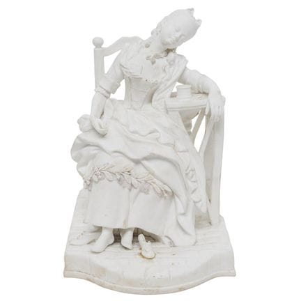 After Michel Victor Acier "The Sleeper" Bisque Fig
