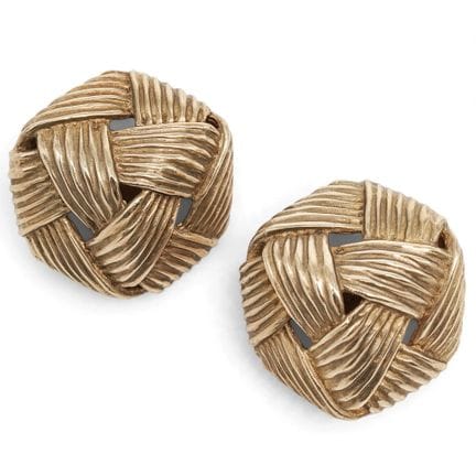 Angela Cummings : boucles d'oreilles à clip en or 