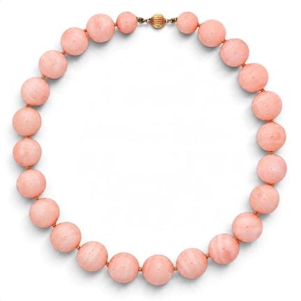 Collier vintage à rangée unique en or 14 carats et