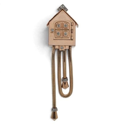 Montre-pendentif « CooCoo Clock » Uti Paris en or 