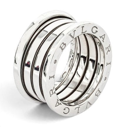 Bvlgari « B.Zero1 » : bague à trois anneaux en or 
