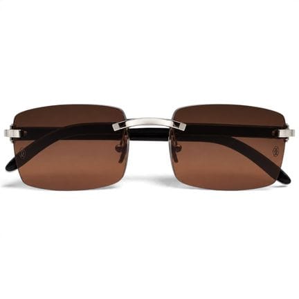 Cartier C Decor Buffalo Horn Sunglasses 2010's, Fr