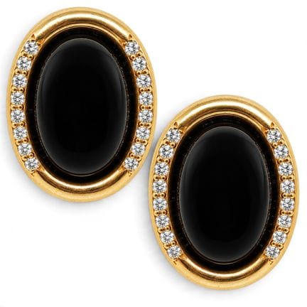 Boucles d’oreilles à clip Esther Gallant en or jau
