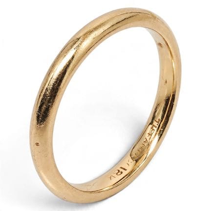 Alliance Tiffany &amp; Co. en or jaune 18 carats, 