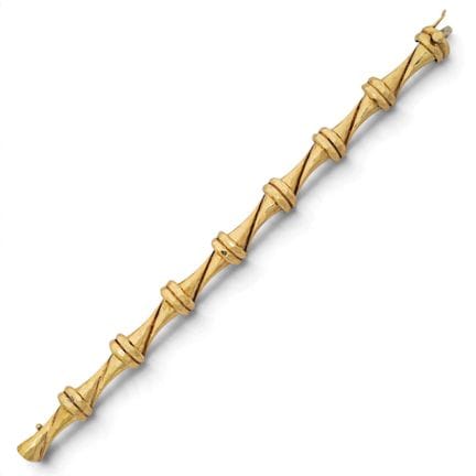 Bracelet à maillons Henry Dunay en or jaune 18 car