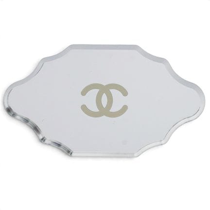 Chanel Coco Mark CC-Logo-Spiegelbrosche 2003, Fran