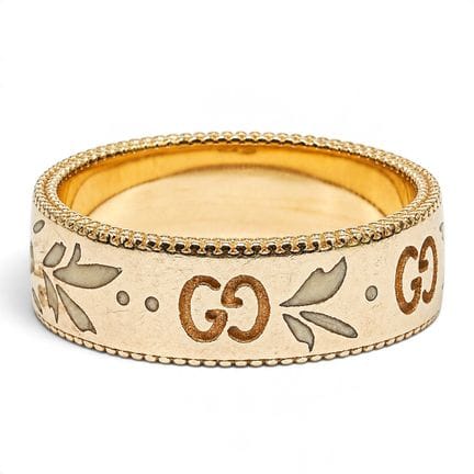 Bague Gucci « Icon Blossom » en or jaune 18 carats