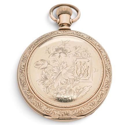 Montre de poche ancienne en plaqué or de la Fredon
