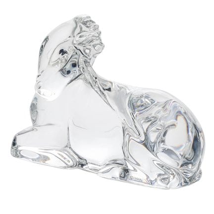 Statuetta Baccarat in cristallo trasparente raffig