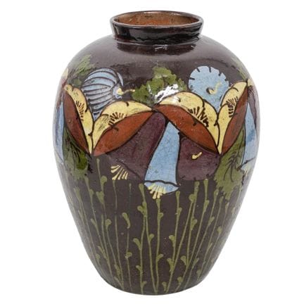Vaso antico in ceramica dipinto a mano di Baden, G