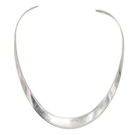 Collana a collare in argento sterling messicano, f