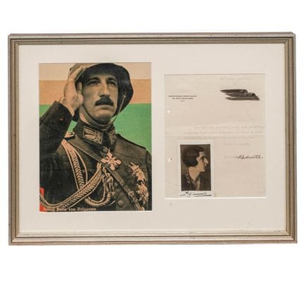 Autographe et correspondance du tsar Boris III et 