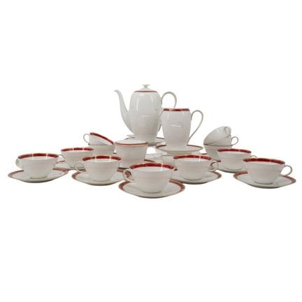 (41 pcs) Rosenthal Porcelain Tea Service Mid 20th 