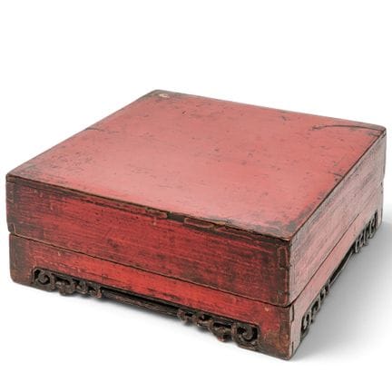 Scatola cinese per dolci in lacca dell’epoca Qing,
