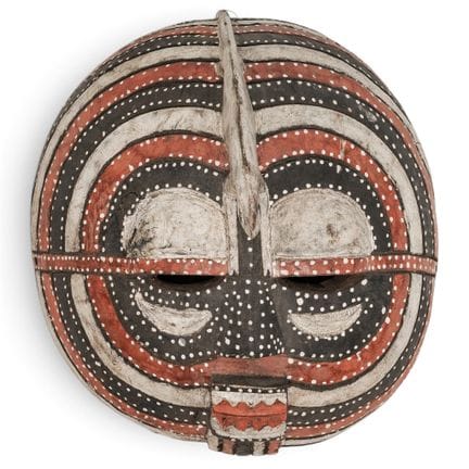Masque africain Kifwebe Baluba, fin du XIXe siècle