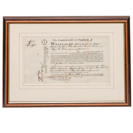 Pièce de collection : titre foncier de l'État de P