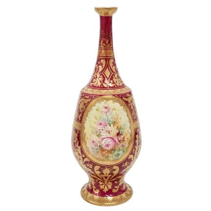Antique Royal Bonn Porcelain Vase c. 1878, Germany