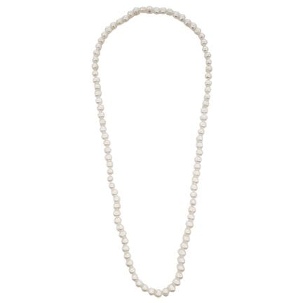 Collana di perle coltivate d'acqua dolce, fine del