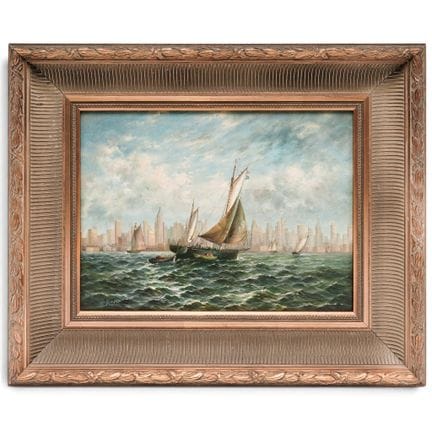 J. Clark (britannique) « Vue de la ligne d'horizon