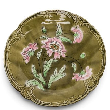 Piatto antico in maiolica Ludwig Wessel, modello “