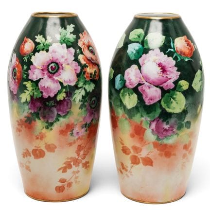 Pair Large Fontanille & Marraud Studio Limoges Por