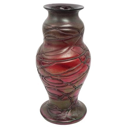 Vase en verre irisé attribué à Kralik, XXe siècle,
