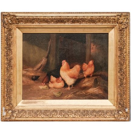 Arthur Jackson (britannique, 1885-1910) « Poules d