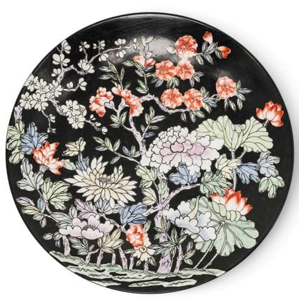 Assiette de présentation en porcelaine chinoise « 